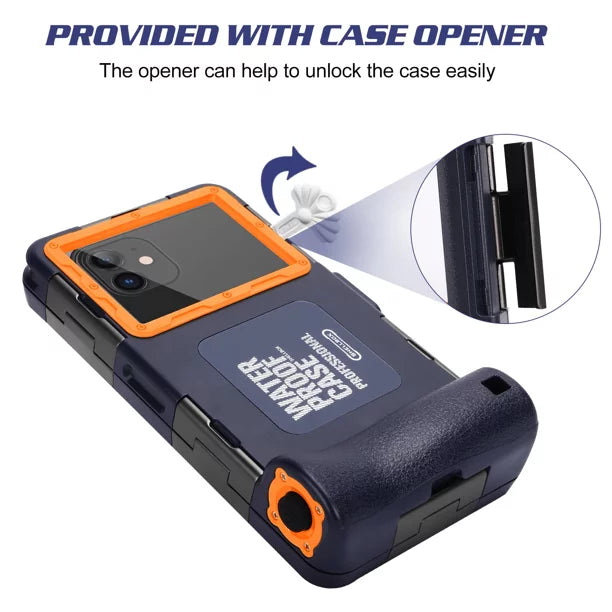 UrbanX Professional [15m/50ft] Swimming Diving Surfing Snorkeling Photo Video Fluid Protective Case Liquid Housing for Galaxy M21s And all Phones Up to 6.9 Inch LCD with Lanyard