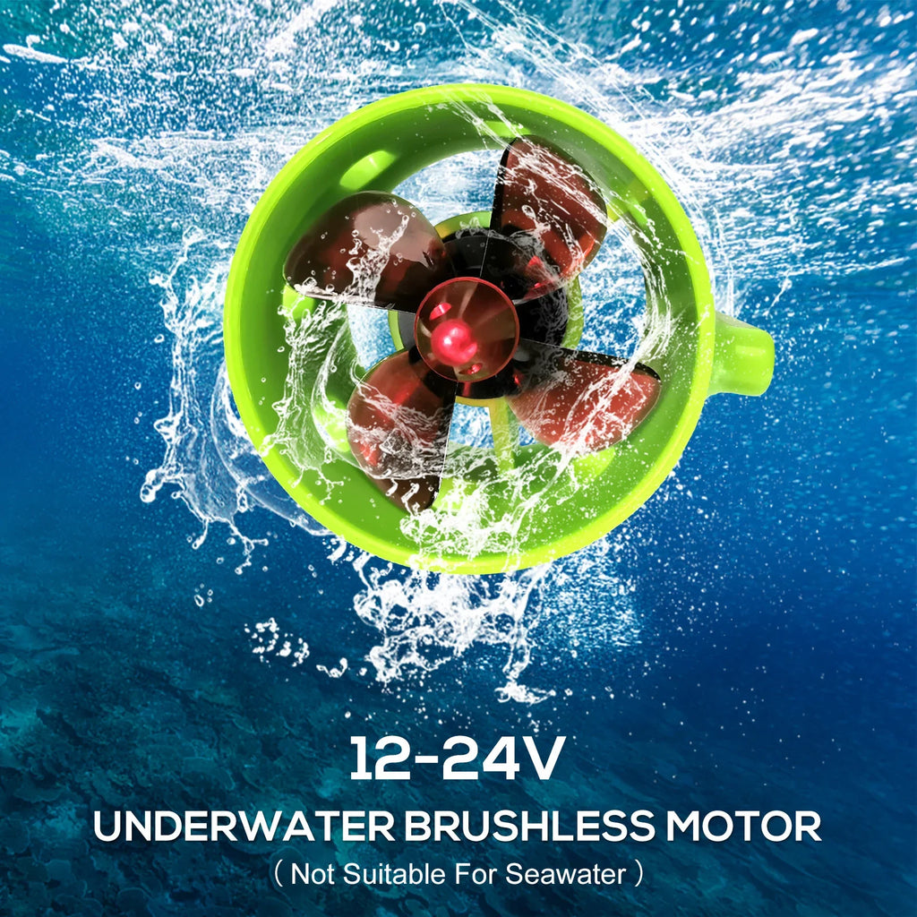 Aibecy Electric Drive Motor Fluid 1000KV Liquid Brushless for Nest Ship 4-Blade Propellers Included Bait Boat Specific