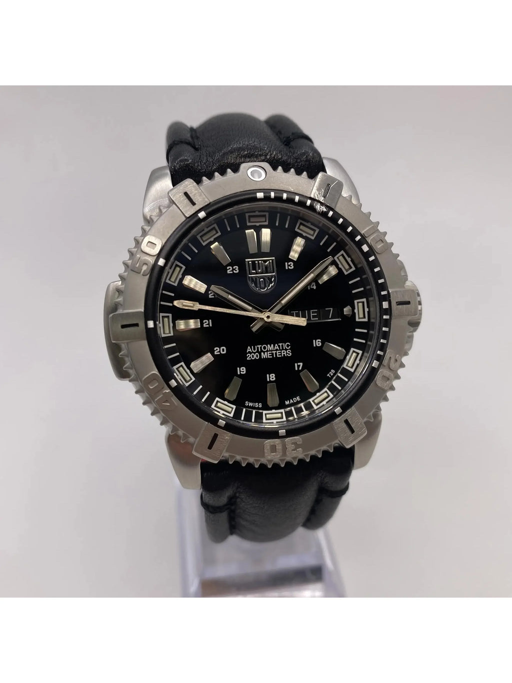 Pre-owned Luminox Modern Mariner 45mm Steel Mens Watch XS.6501.NV (Good)