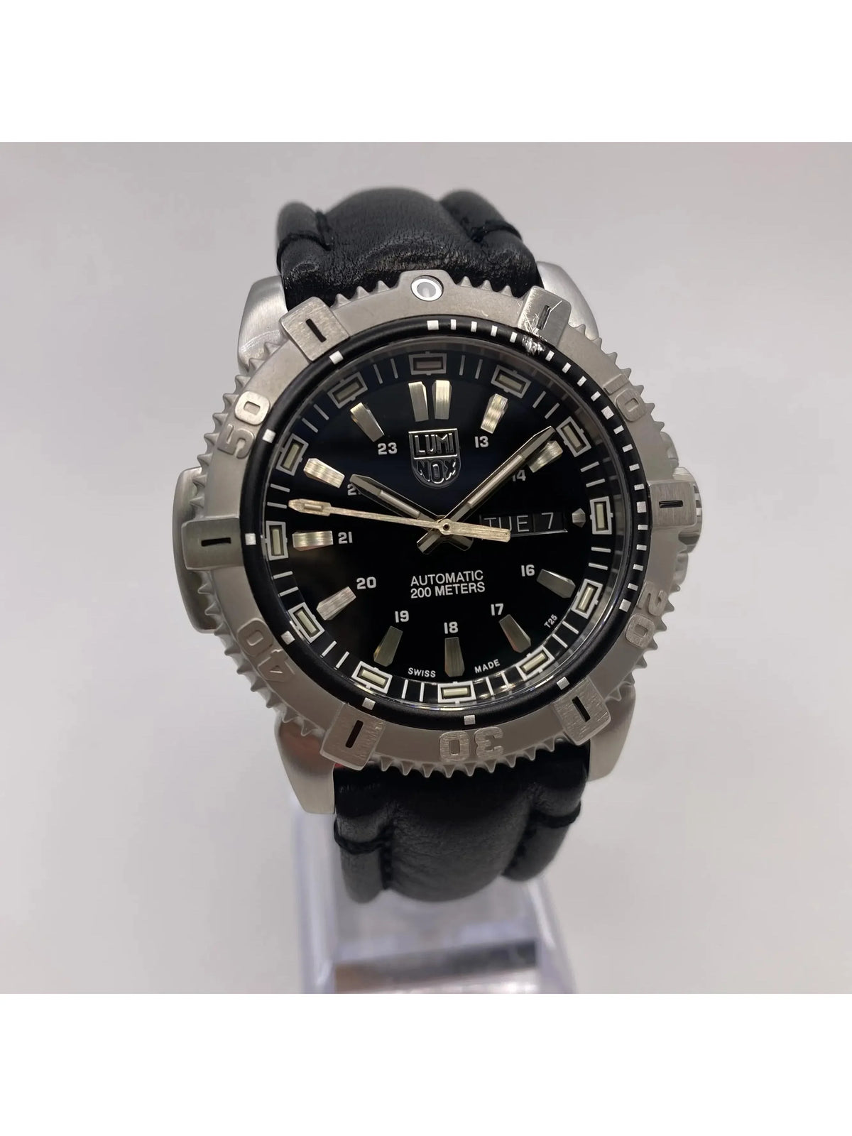 Pre-owned Luminox Modern Mariner 45mm Steel Mens Watch XS.6501.NV (Good)
