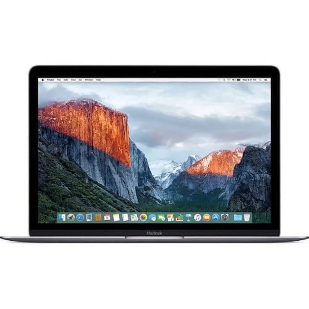 Pre-Owned MacBook Portable computer Core m3 1.1GHz 8GB RAM 256GB SSD 12" Space Gray MLH72LL/A (2016) - Fair