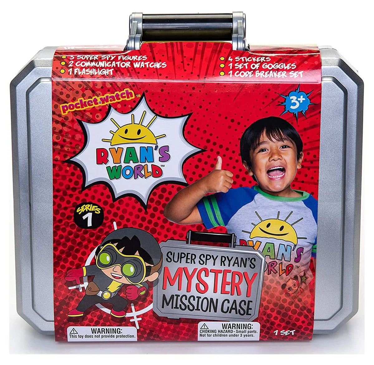 Ryan's World Super Spy Ryan's Mystery Mission Case Mystery Set