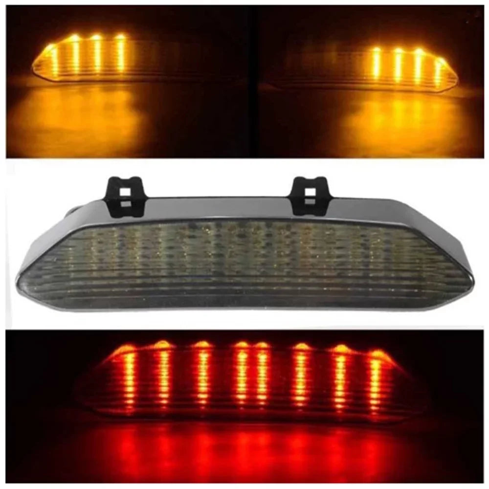 12V LED Taillight, Smoke Lens, ABS plastic, for YAMAHA YZF R1 2002-2003(18 x 3.5 x 4cm)