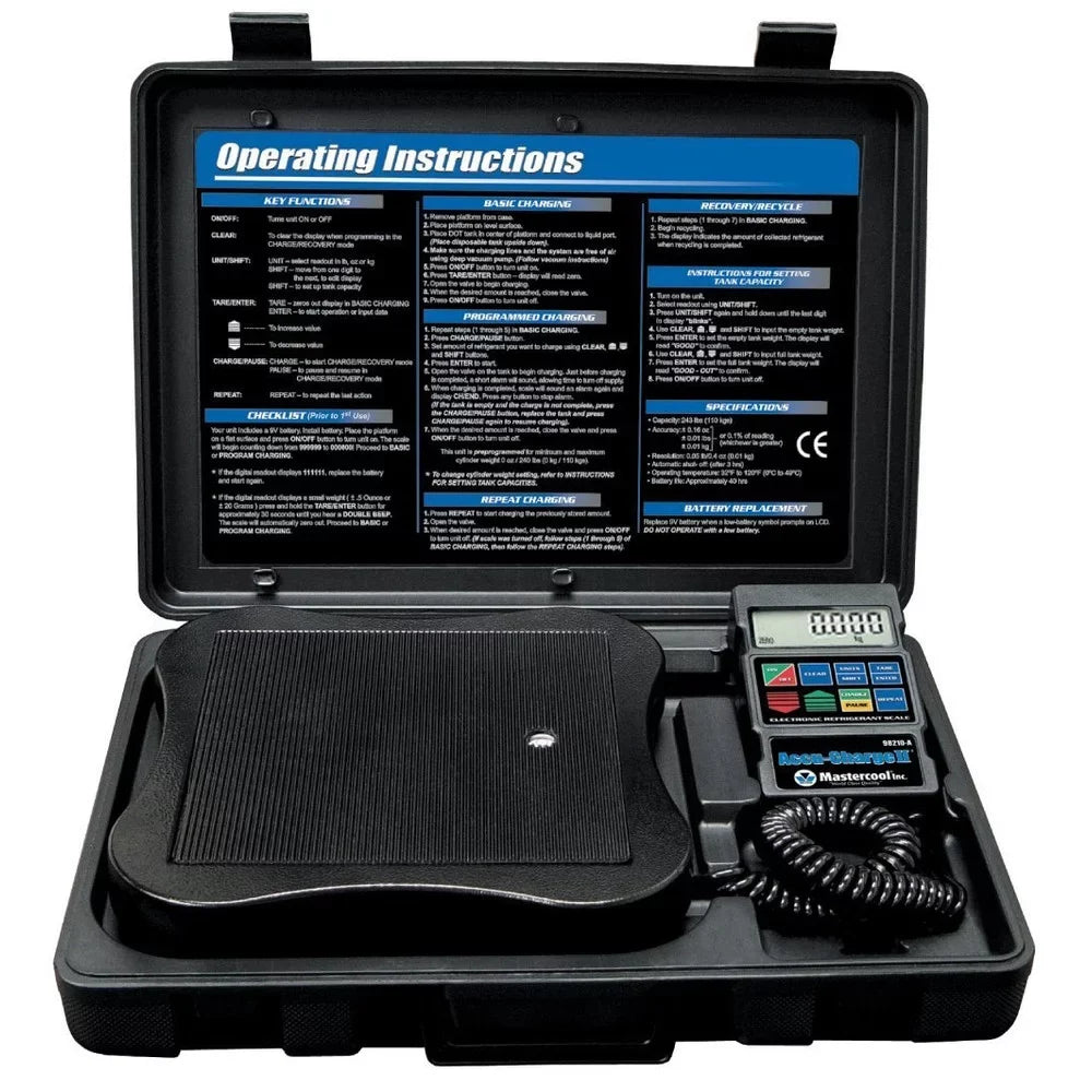 ELECTRONIC CHARGING SCALE W/ LEVEL