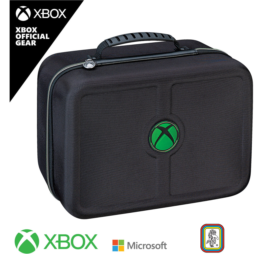 RDS Industries - Black and Green, Xbox Series X, Game Traveler Video Game System Carrying Case