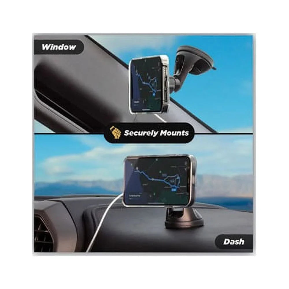 MagicMount MSC Window/Dash Car Phone Holder Mount Kit for iPhone 12, Black
