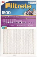 3M 2025DC-6 Pleated Air Filter, Ultra Allergen Reduction, 3 Months, Purple, 16x24x1-In. - Quantity 6