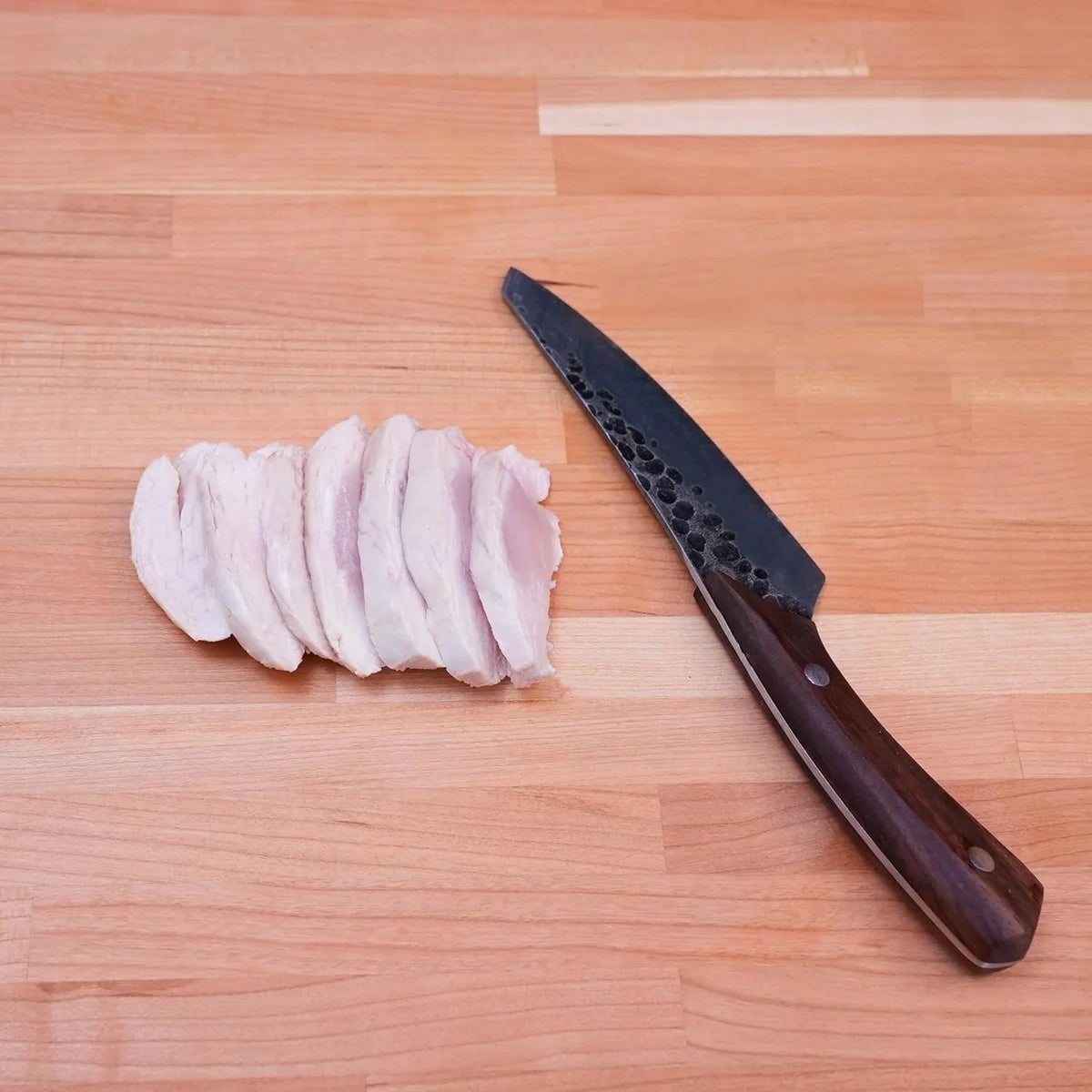 Butcher Block Counter Top, Grown Cherry Solid Hardwood Countertop, Wood Slabs For Kitchen, Reversible, Both Side Polished, Prefinished With Food-Safe Oil, 1.5" Thickness, 60" L X 25" W