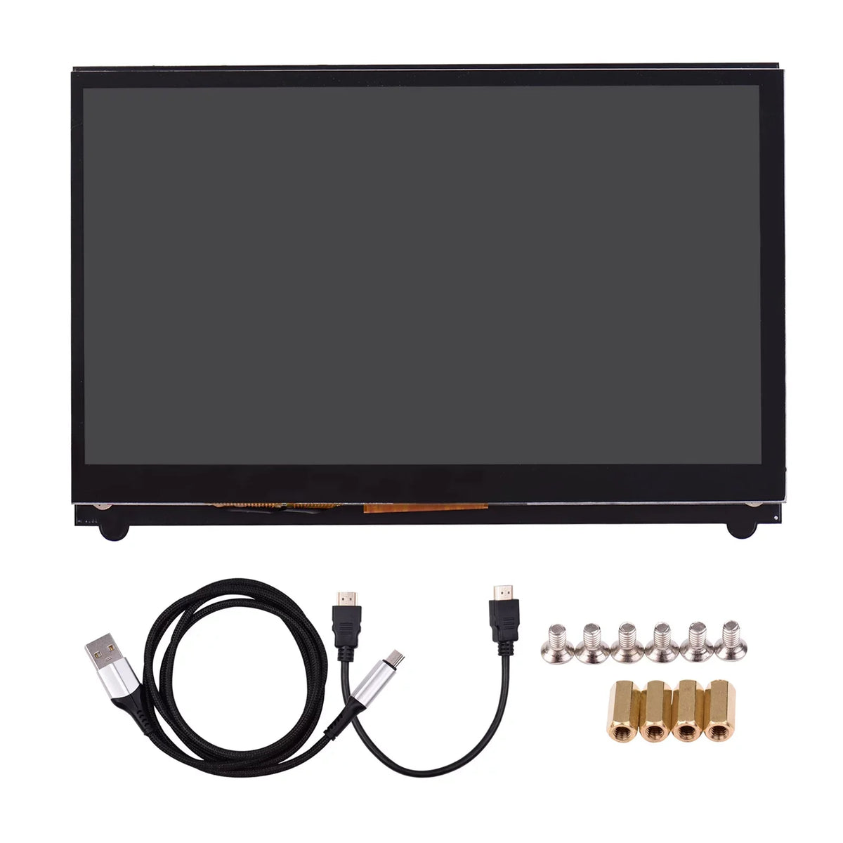 Pinnaco Display 7 Inch IPS Capacitive Display, Portable Tool with USB Interface for Raspberry Pi