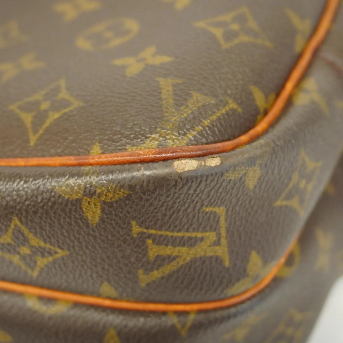 Pre-Owned Louis Vuitton Shoulder Bag Monogram Reporter PM M45254 Brown Ladies (Good)