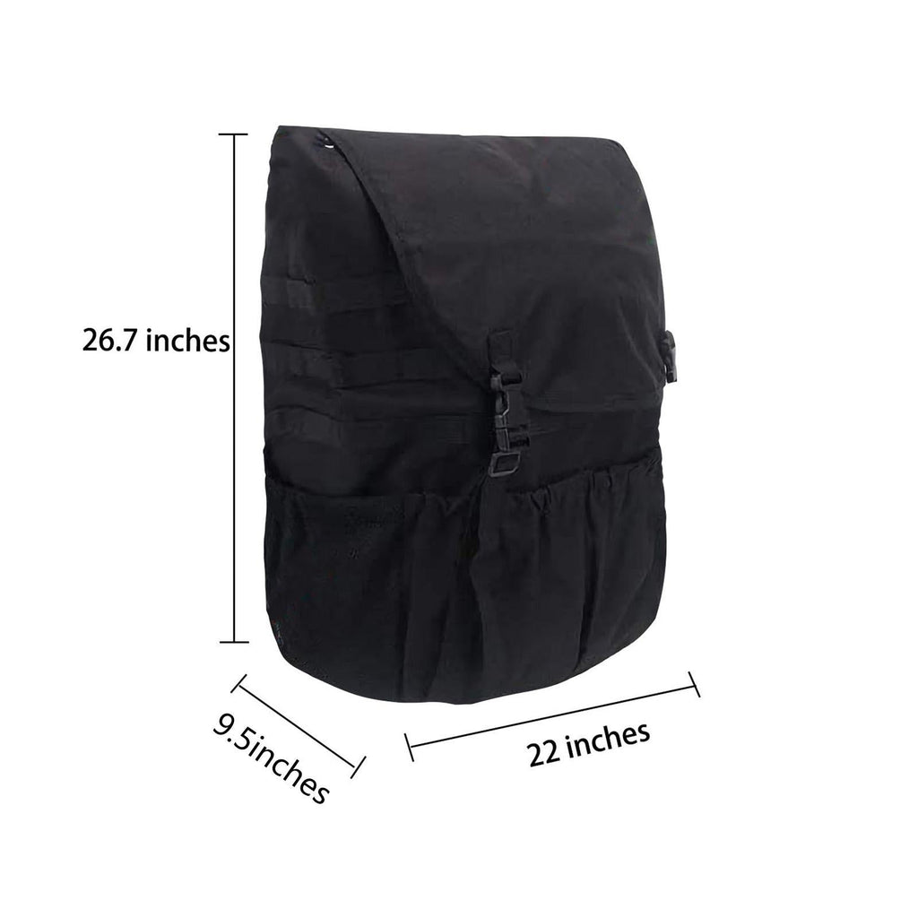 Spare Tire Trash Bag Backpack Large Capacity Equipment Holder Organizer Cargo Storage Bag for SUV UTV Car