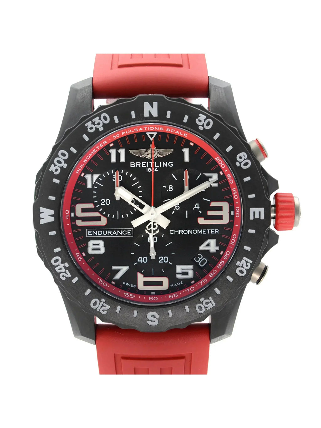 Breitling Endurance Pro Breitlight Red Black Dial Quartz Watch X82310D91B1S1