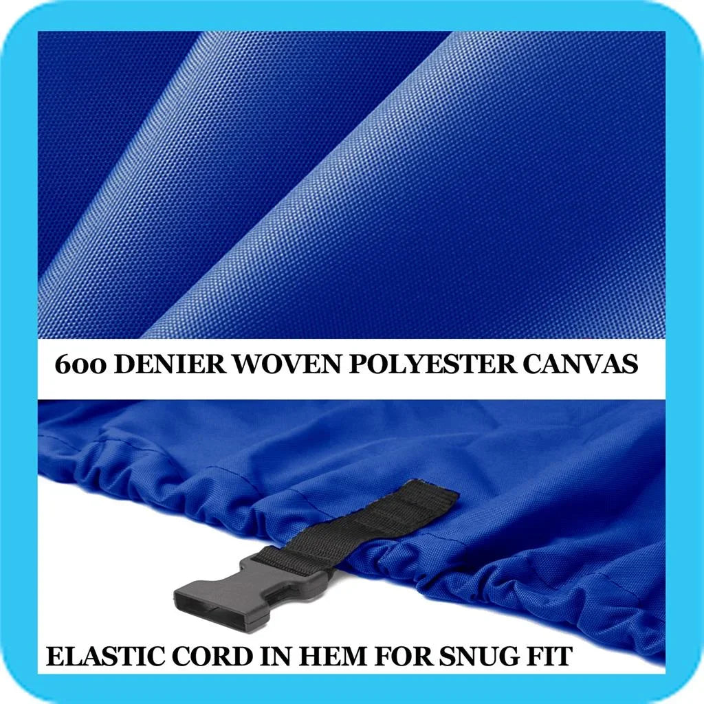 BLUE, GREAT QUALITY BOAT COVER Compatible for LUND 1850 TYEE / GRAND SPORT O/B 1991 1992 1993 1994 1995