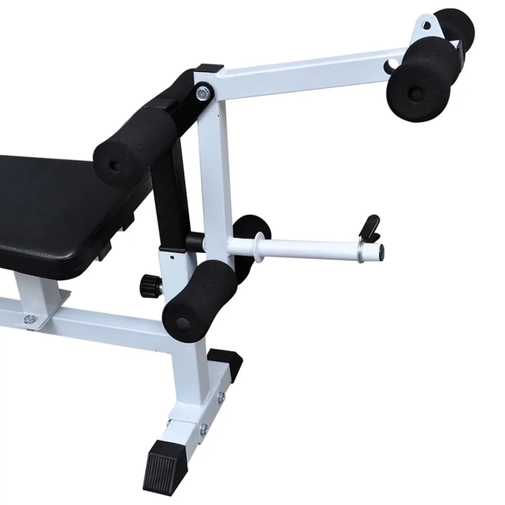 Aibecy Weight Bench with Weight Rack, Barbell and Dumbbell Set 198.4 lb