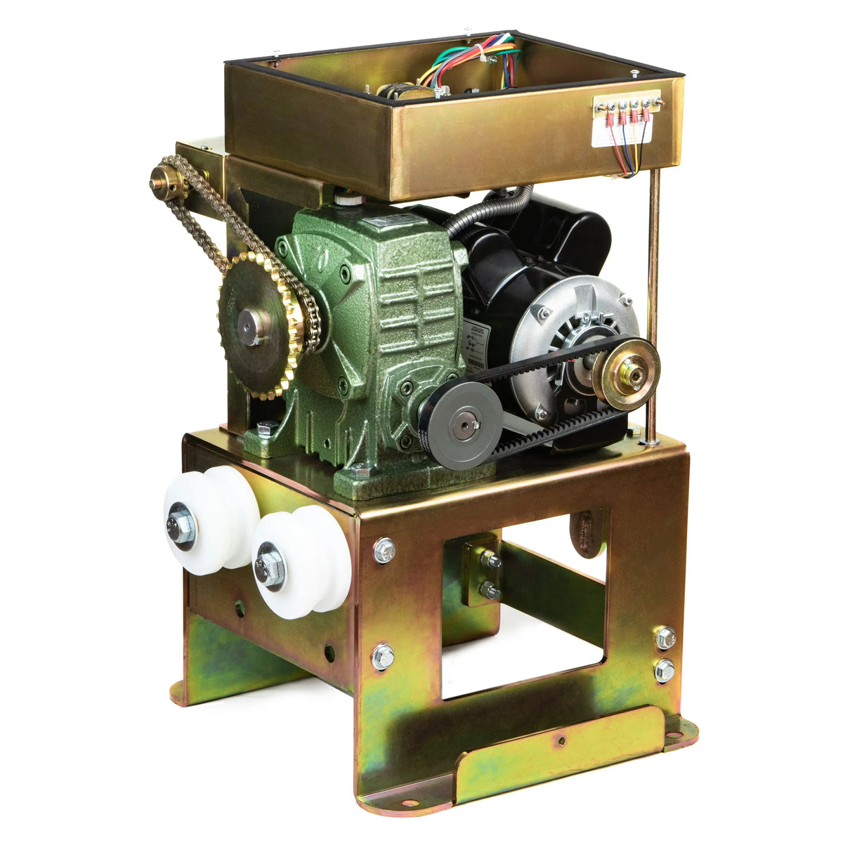 Eagle 2000 APT DM Dual 1- Slide Gate Operator (Crank to Open) 50' & 3500 lbs Capacity Fail-Secure