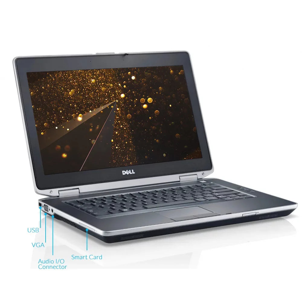 Second-hand E6430 Notebook i5 Dual Core Gen 3 8GB RAM 240GB SSD Windows 10 Professional 64 Bit