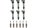 Ignition Coil and Spark Plug Kit 12 Piece - Compatible with 2008, 2010 - 2019 Buick Enclave 2011 2012 2013 2014 2015 2016 2017 2018