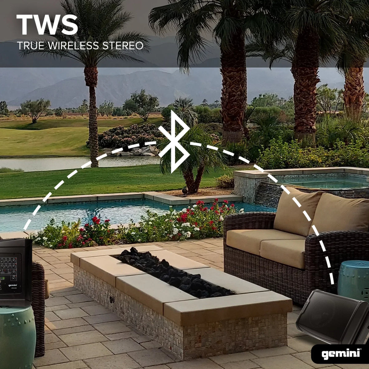 Gemini GPSS-650 Battery-Powered PA System