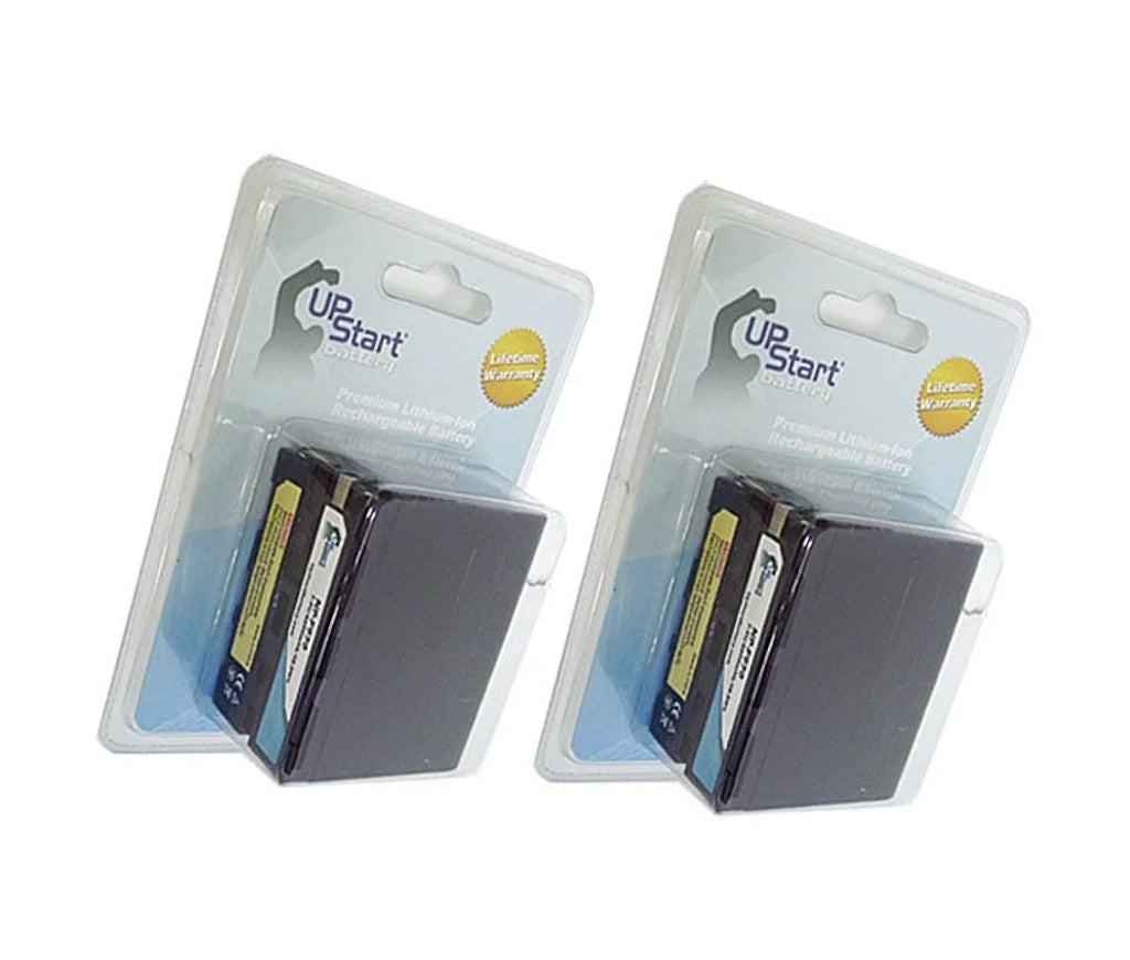 2x Pack - UpStart Battery GV-D200 Battery - High Capacity High Capacity Replacement for NP-F970 Digital Camera Battery (6600mAh, 7.4V, Lithium-Ion)