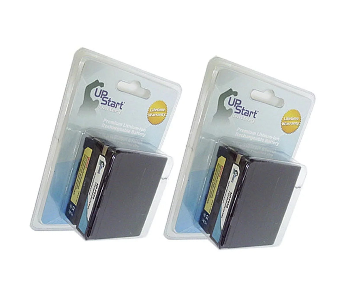 2x Pack - UpStart Battery GV-D200 Battery - High Capacity High Capacity Replacement for NP-F970 Digital Camera Battery (6600mAh, 7.4V, Lithium-Ion)