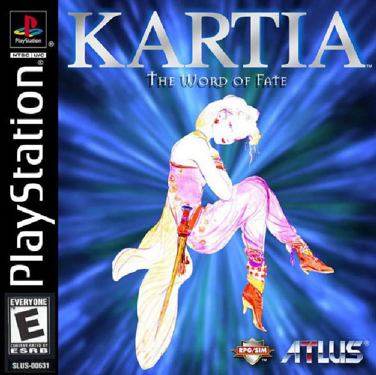 Restored Kartia: The Word of Fate ( PlayStation 1, 1998) RPG Game (Refurbished)