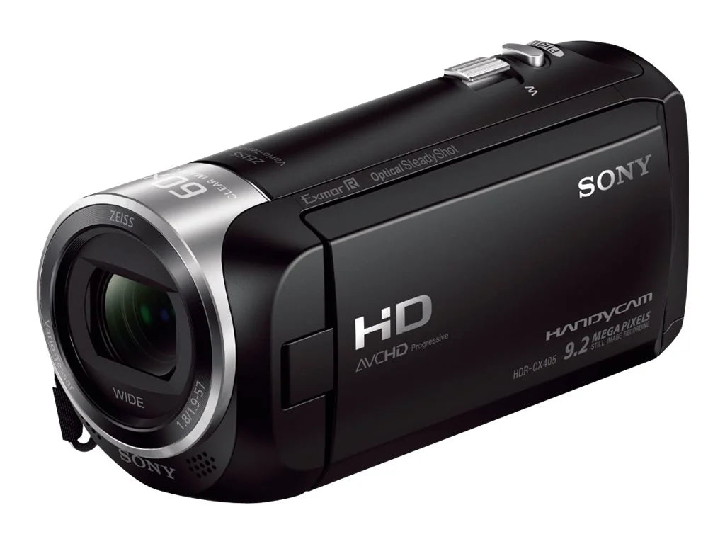 Handycam HDR-CX405 - Camcorder - 1080p - 2.51 MP - 30x optical zoom - Carl Zeiss - flash card - black