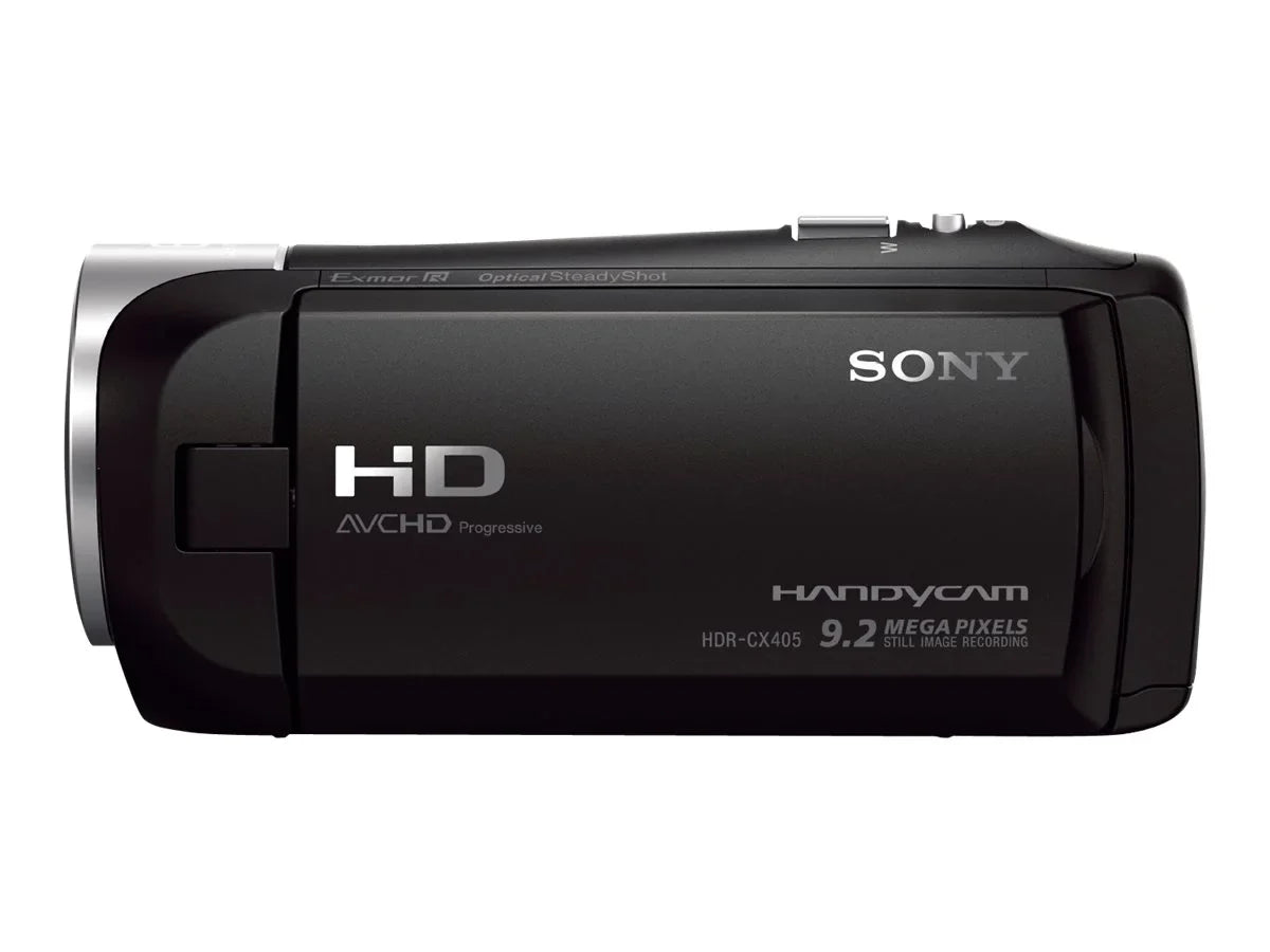 Handycam HDR-CX405 - Camcorder - 1080p - 2.51 MP - 30x optical zoom - Carl Zeiss - flash card - black