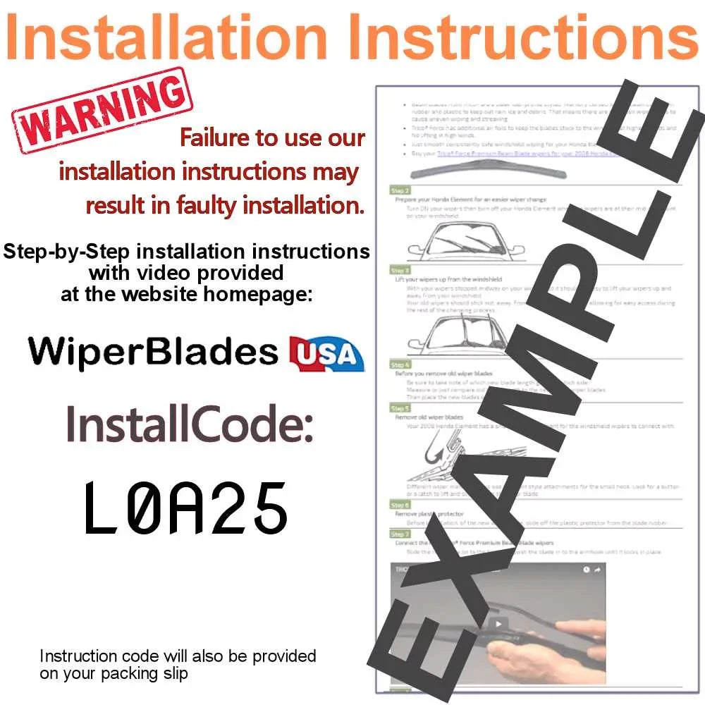 2020 Cadillac XT4 Functionality Beam Wipers (Set of 3) w/Rear Wiper