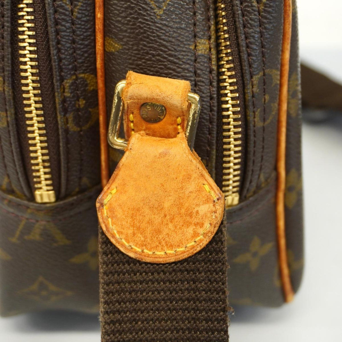 Pre-Owned Louis Vuitton Shoulder Bag Monogram Reporter PM M45254 Brown Ladies (Good)