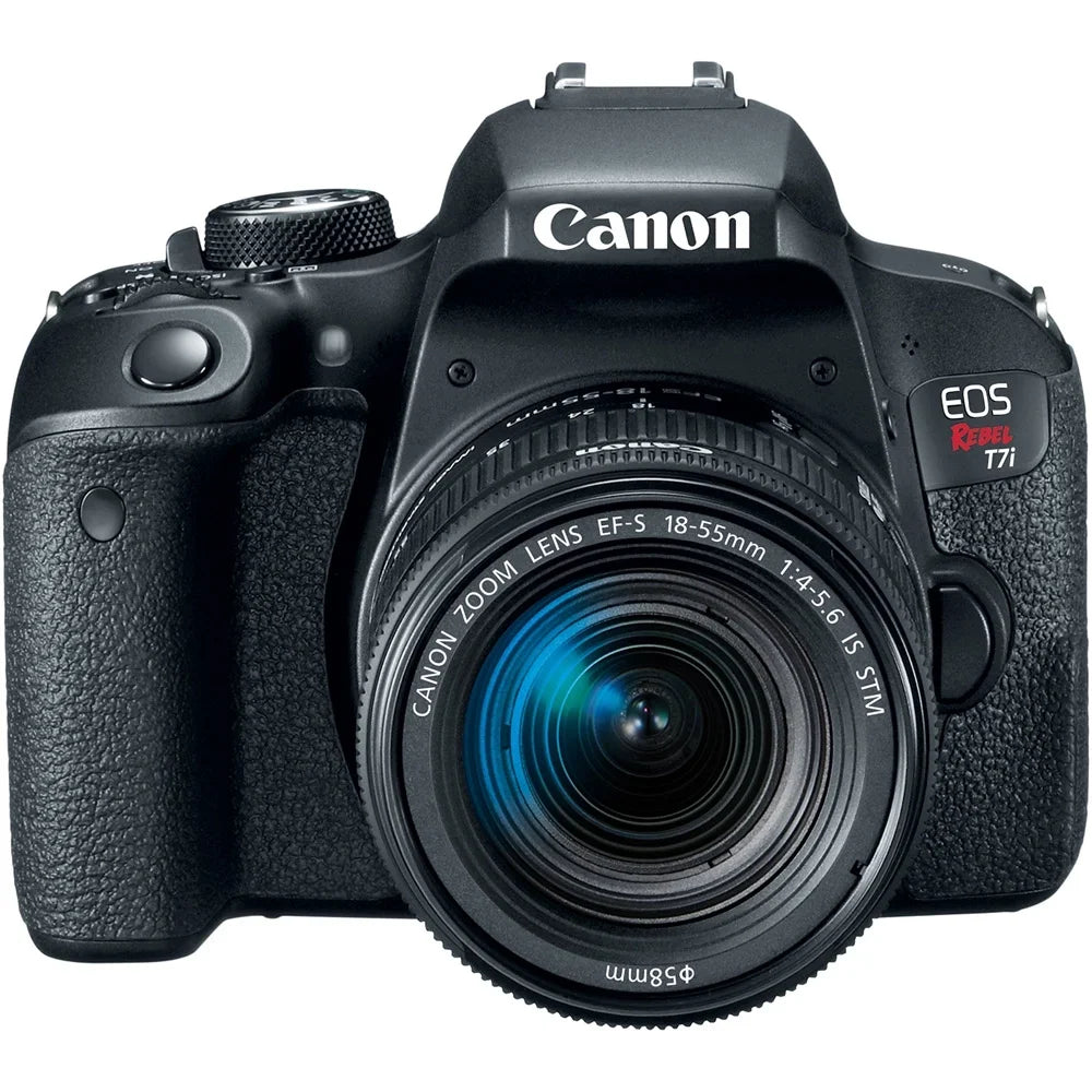 EOS Rebel T7i/800D DSLR Camera with 18-55mm Lens Memory & Flash Kit