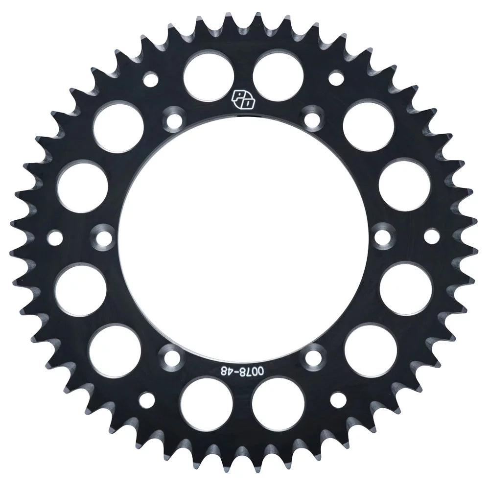 Primary Drive Rear Aluminum Sprocket 48 Tooth Black For YAMAHA YZ85LW 2022