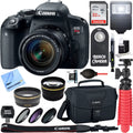 EOS Rebel T7i/800D DSLR Camera with 18-55mm Lens Memory & Flash Kit