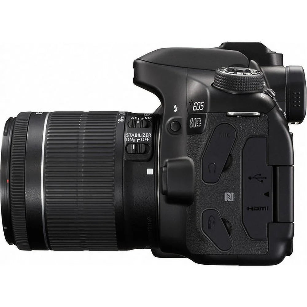 EOS 80D DSLR Camera with 18-55mm Lens + 16GB Expo Advanced Kit