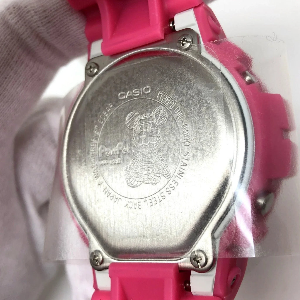 Pre-Owned G-SHOCK CASIO Watch DW-6900BMO-9JR Post Pet Collaboration Pink White Three Eyes Quartz Men's Mikunigaoka Store ITJT9ZWV73LU (Good)
