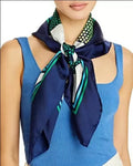 Echo Dots on Dots Silk Square Scarf