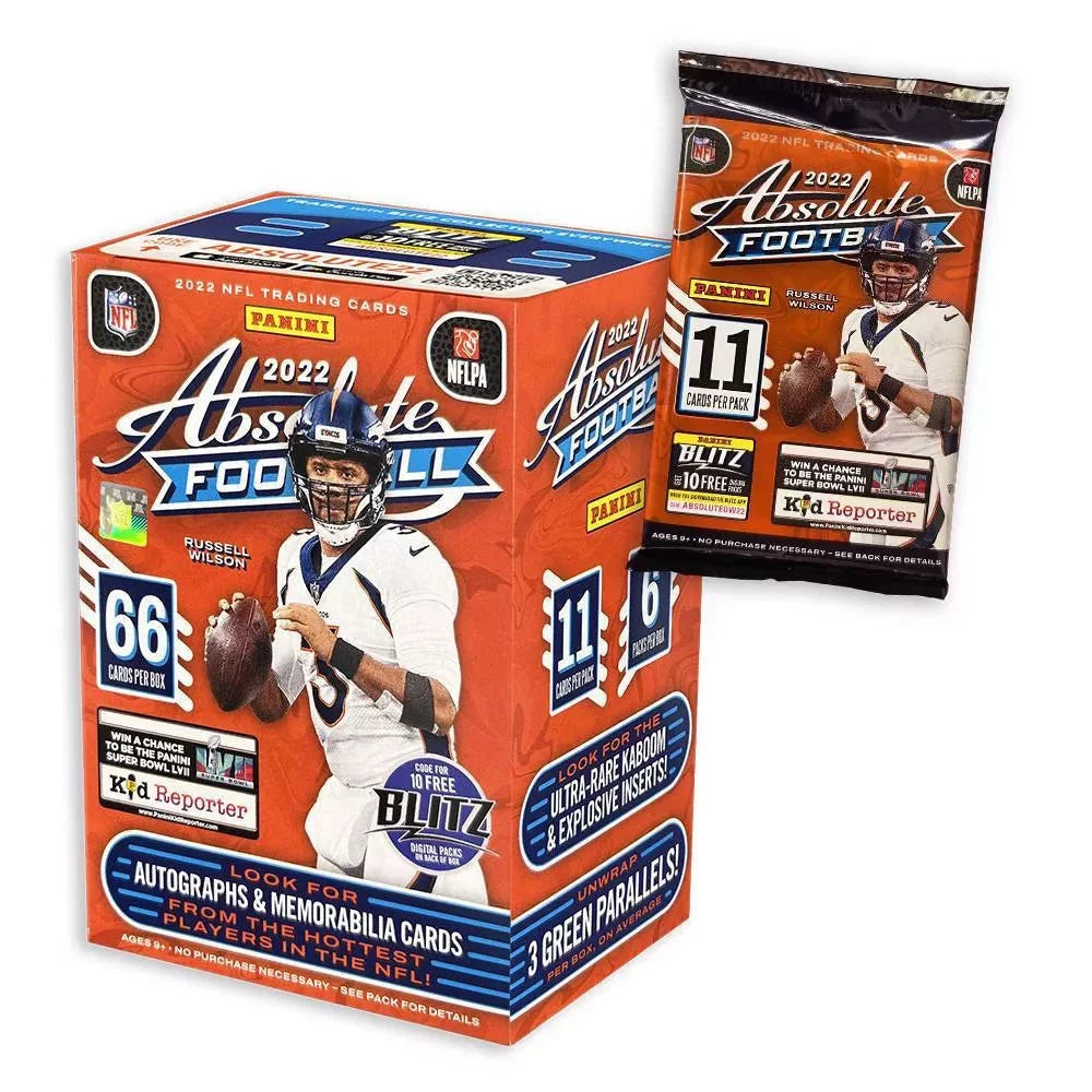2022 Absolute NFL® Football Blaster Box by Panini® (Factory Sealed)