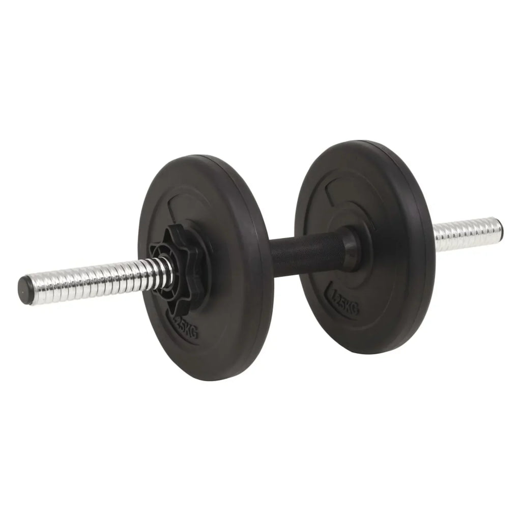 moobody Barbell and Dumbbell Set Weight Plates with Bars 66.1 lb for Strength Training, Weightlifting, Bodybuilding, Fitness, Home Gym