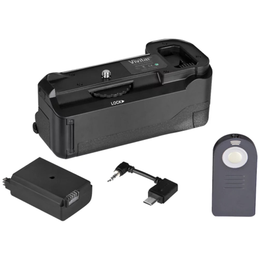 Vivitar Deluxe Power Battery Grip for Alpha A6300 + A6500 Camera with Wireless Remote