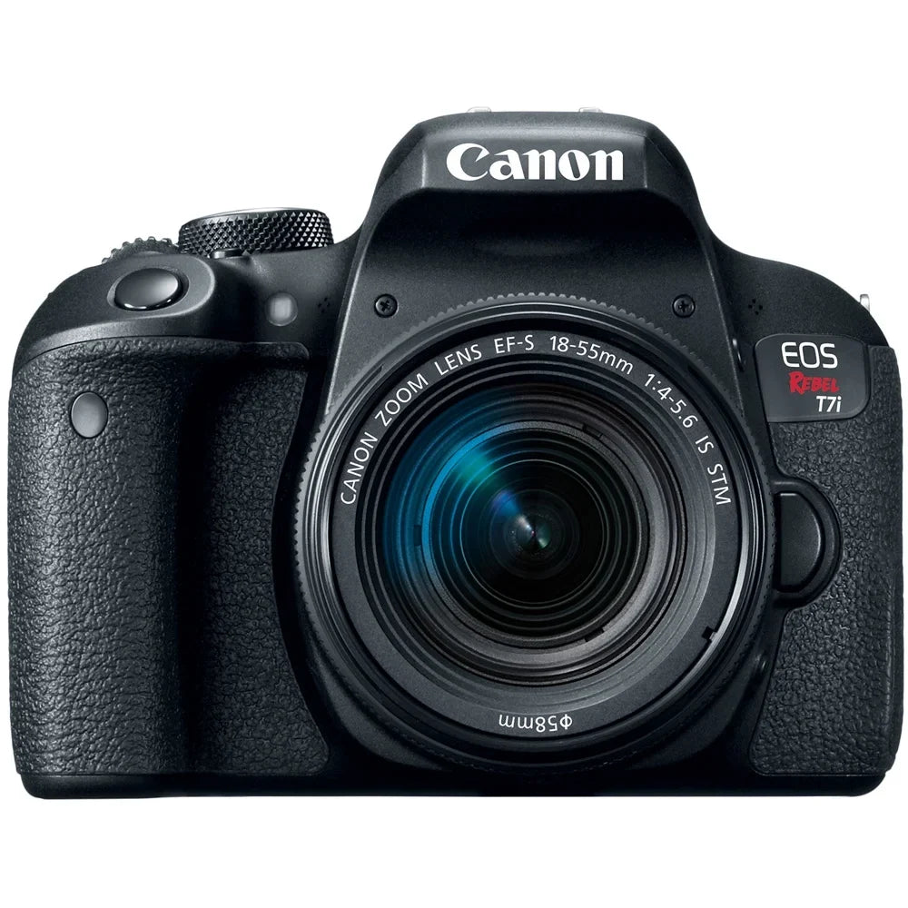 EOS Rebel T7i/800D DSLR Camera with 18-55mm Lens Memory & Flash Kit