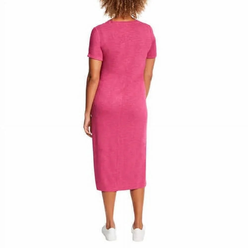 Jessica Simpson Ladies' Midi Dress, Raspberry Large
