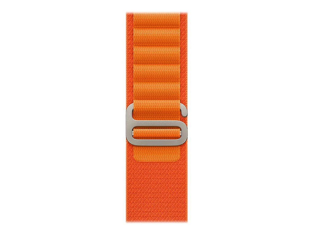 Watch Ultra - 49 mm - titanium - smart watch with Alpine Loop - textile - orange - band size: M - 32 GB - Wi-Fi, LTE, UWB, Bluetooth - 4G - 2.16 oz