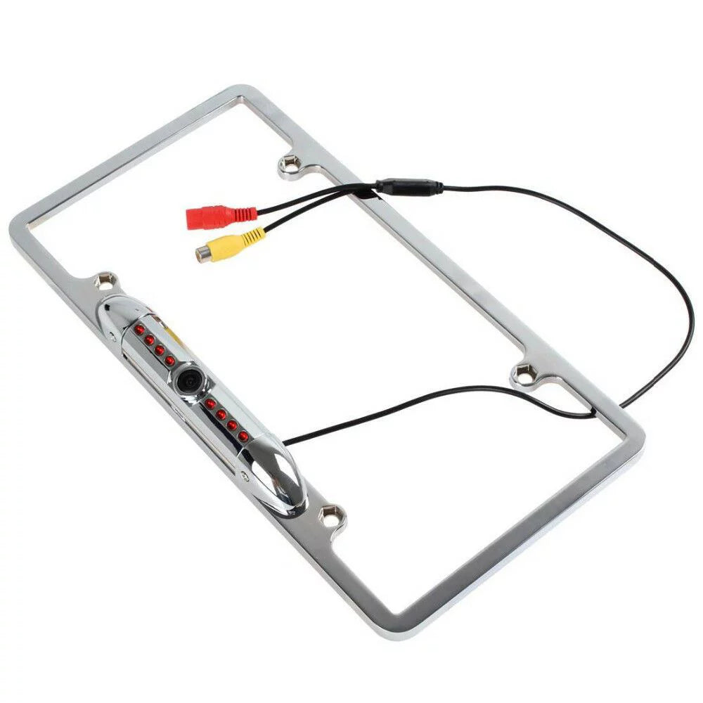 Liquid HD Wide Angle License Plate Car Rear View Backup Camera Night Vision