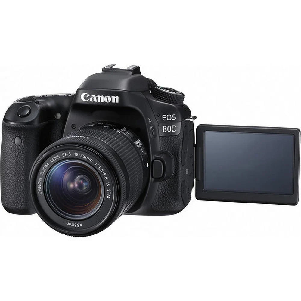 EOS 80D DSLR Camera with 18-55mm Lens + 16GB Expo Advanced Kit