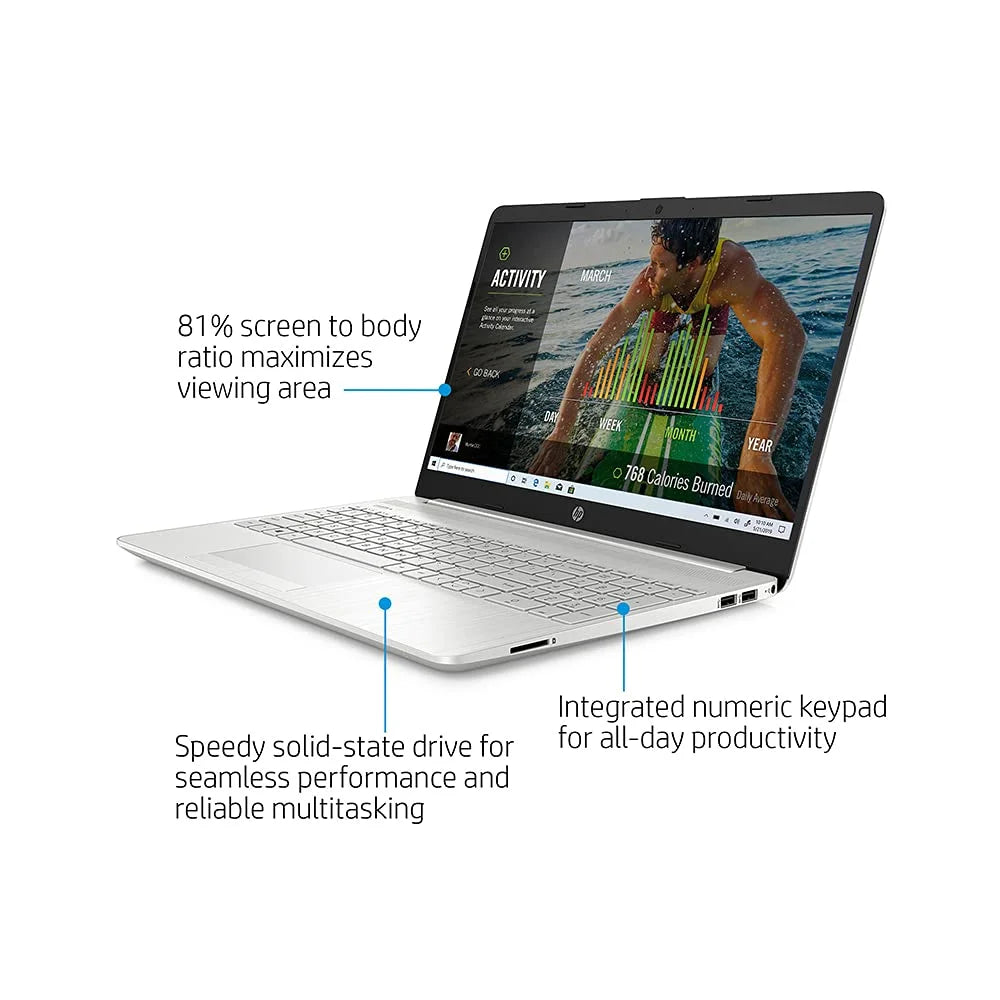 2021 15.6" FHD Portable computer Computer, 11th Gen Core i5-1135G7(Beats i7-1065g7), 12GB DDR4 RAM, 512GB PCIe SSD, Iris Xe Graphics, HD Webcam, Stereo Speakers, Windows 10, Silver, 32GB USB Card