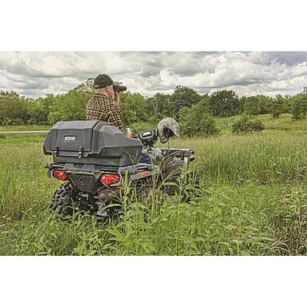 Guide Gear ATV Lounger Seat with Storage, Large Cushion, Cargo Box, Helmet Holder