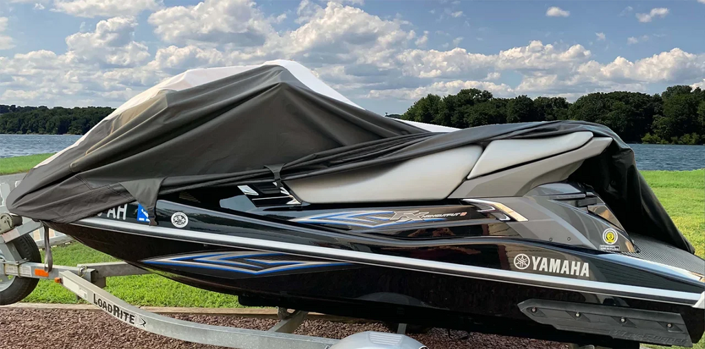SUPER HEAVY-DUTY PWC JetSki Cover Compatible for Kawasaki 750 STX 1994-1998 / 900 STX 1997-2006 Jet Ski PWC Cover