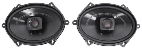(2) Polk Audio DB572 5x7" 225w Car Audio ATV/Motorcycle/Boat Speakers + Rockmat