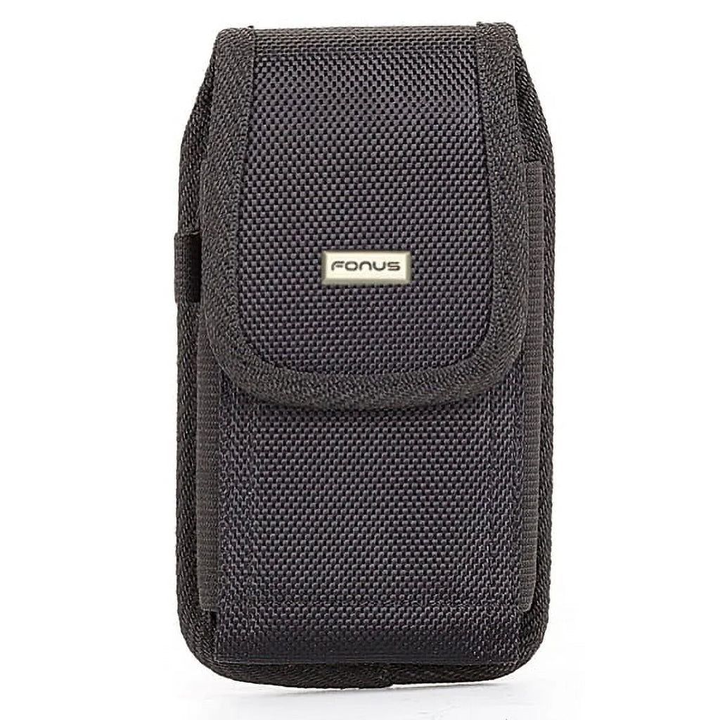 Rugged Case Belt Holster w Gray Sturdy Braided 10ft Long Type-C Cable Rapid Charge USB Wire Sync P6Q for Blackberry Motion - BLU G9, Vivo XI Plus - Coolpad Legacy - Google Pixel XL 3a XL 3 XL
