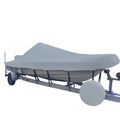 20.5 ft. Functionality Poly-Guard Styled-to-Fit Boat Cover for V-Hull Center Console Shallow Draft Boat - Grey