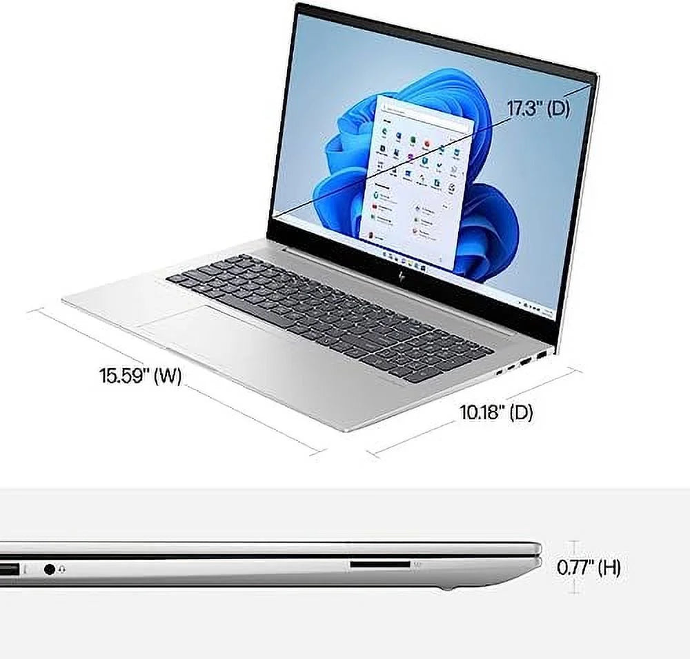 2023 Envy 17.3” FHD IPS Display Notebook PC 14-Core Core i7-13700H Iris Xe Graphics 16GB DDR4 1TB NVMe SSD 2xThunderbolt 4 WiFi 6E BT HDMI Webcam Backlit KB Windows 11 Pro w/RE USB